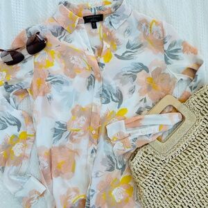 Banana Republic Floral Blouse
